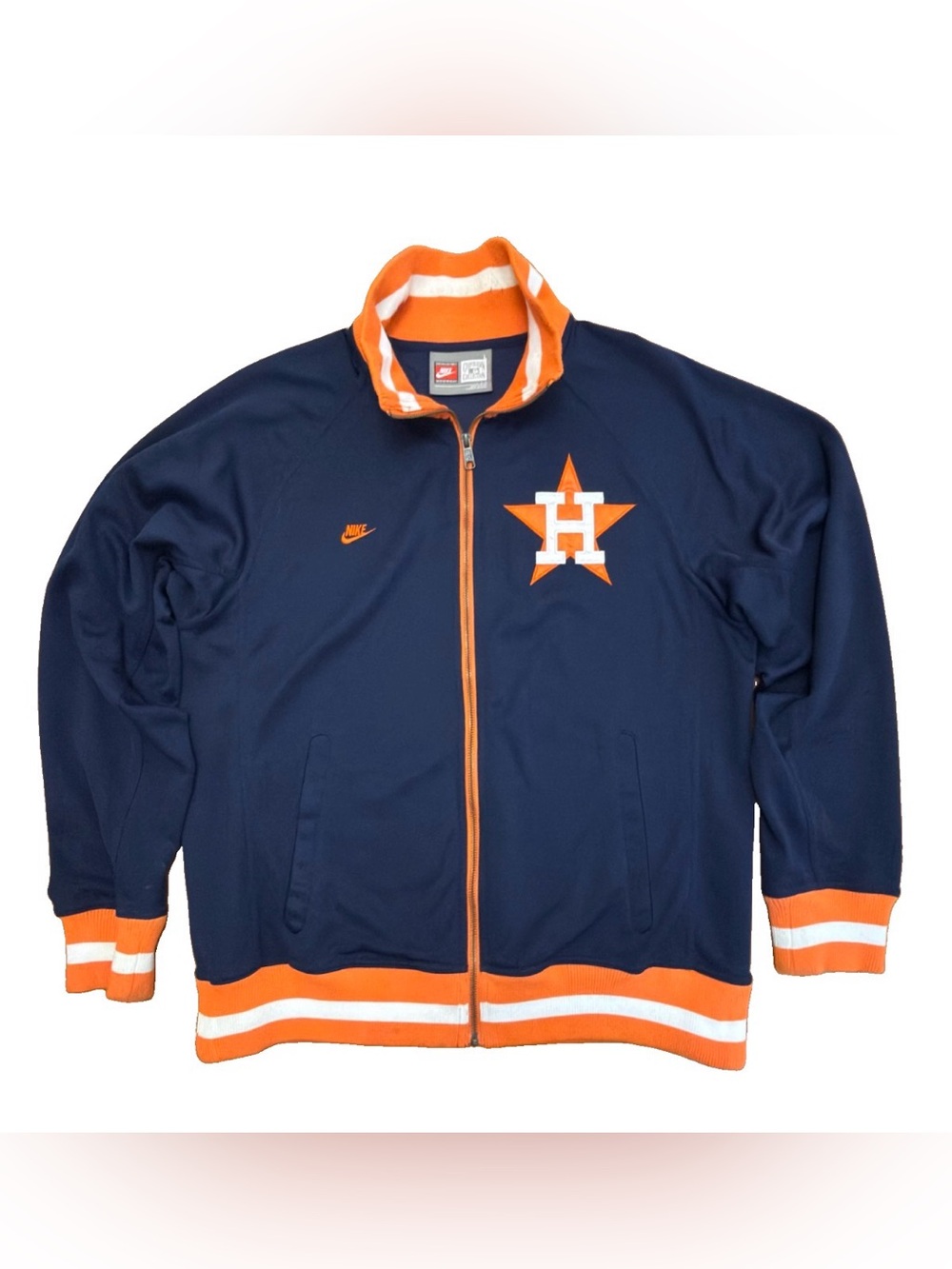 Vintage Nike Houston Astros Cooperstown Collection Track Jacket Full Zip